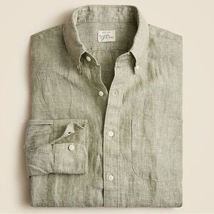 NWT / J.Crew Baird McNutt Irish linen shirt XL